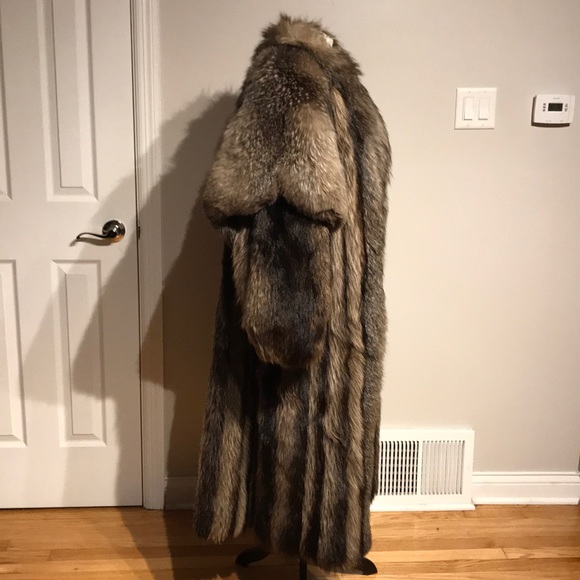 Paul Magder Cape Fur Beaver Long Hair Collar long - Picture 3 of 7